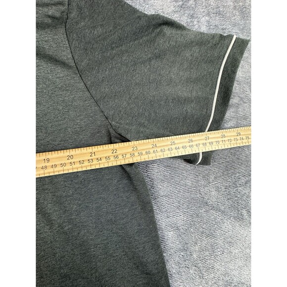 Ashworth Mens Polo Size Large Shirt Green Golf Performance Breathable Quick Dry - Picture 8 of 11